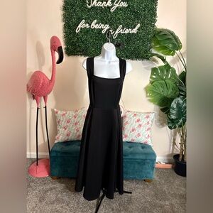 Torrid Black Sleeveless Square-Neck Maxi Dress